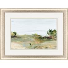 Paragon 15778 - Relaxing View I Framed Art, Green, Silver Frame Color, 53"W 15778