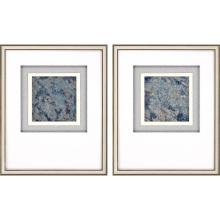 Paragon 22010 - Wild Thing I Framed Art, Set of 2, Blue, Silver Frame Color, 19"W 22010