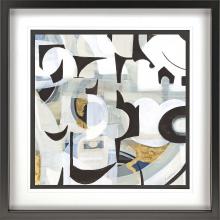 Paragon 22497 - Intersect IV Framed Art, Black, Black Frame Color, 42"W 22497