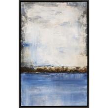 Paragon 22604 - Distant Sunset I Canvas, Blue, Black Frame Color, 32"W 22604