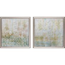 Paragon 22610 - Tavira I Framed Art, Set of 2, Turquoise, Silver Frame Color, 20"W 22610