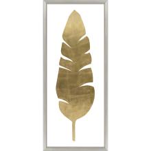 Paragon 22656 - Palmier I Framed Art, Gold Leaf, Silver Frame Color, 27"W 22656