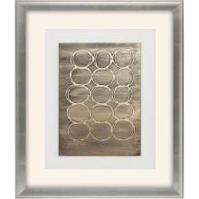 Paragon 22672 - Concentric in Aged Silver Framed Art, Aged Silver, Silver Frame Color, 33"W 22672