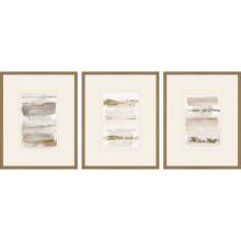 Paragon 22708 - La Torre I Framed Art, Set of 3, Gold Leaf, Brown, Gold Frame Color, 20"W 22708