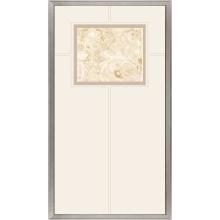 Paragon 22719 - Fragmento I Framed Art, Gold, Silver Frame Color, 28"W 22719