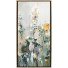 Paragon 31098 - Rustic Garden I Canvas, Blue, Silver Frame Color, 26"W 31098