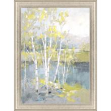 Paragon 4102 - Parker's Creek I Framed Art, Green, Silver Frame Color, 31"W 4102