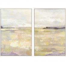 Paragon 7623 - Dyfi Framed Art, Set of 2, Gray, Gold Frame Color, 21"W 7623