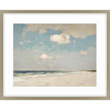 Paragon 7883 - High Tide Framed Art, Blue, Silver Frame Color, 53"W 7883