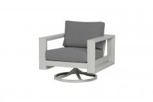 Ratana FN57068WHT-FO5115 - Element 5.0 Swivel Rocker, Canvas, Whitewash Frame, 25"H FN57068WHT-FO5115