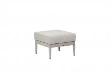 Ratana FN60116PRL-FO5115 - Coconut Grove Ottoman, Canvas, Pearl Frame, 10.5"H FN60116PRL-FO5115