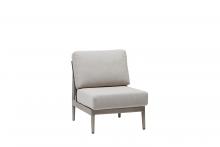 Ratana FN60153LPR-C-FO5115 - Coconut Grove Sectional Chair, Canvas, Pearl Frame, Lithium Pearl Durastrap, 25"