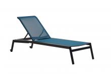 Ratana FN61820PEA - Lyon Lounger, Peacock, Graphite Frame, 29.75"W FN61820PEA