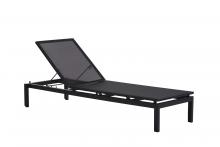 Ratana FN63020BLK - Toscana Lounger, Black, Graphite Frame, 28.5"W FN63020BLK