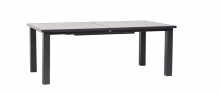 Ratana FN50482GRT - Mezo Extendable Dining Table w/Alum Slat Top