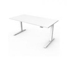 Humanscale FTF3060WH_FNWR63R - Float Sit-Stand Desk, White Laminate, White Base, 58  34 W FTF3060WH_F