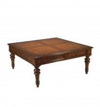 Maitland-Smith 8102-33 - Reginold Cocktail Table, Aged Regency Ash Burl Wood, 48"W 8102-33