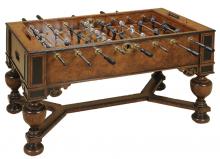 Maitland-Smith 8106-31 - Ashton Foosball Table, Napoleon Brown, Aubergine, 58"W 8106-31