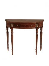 Maitland-Smith 8108-34 - Reed Console Table, Regency Mahogany, Crotch Veneer, 36"W 8108-34