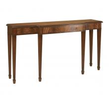 Maitland-Smith 8112-34 - Tyler Console Table, Aged Regency Mahogany , Crotch Veneers, 60"W 8112-34