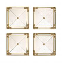 Maitland-Smith 8160-28 - Novella Mirror, Set of 4, Gold Leaf, 16"W 8160-28