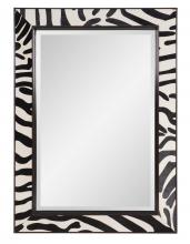 Maitland-Smith 8315-28 - Kenya Mirror, Black, White, 36"W 8315-28