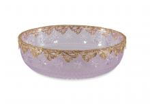 Maitland-Smith 8354-21 - Glorieux Bowl, Purple, Gold, 10.25"W 8354-21