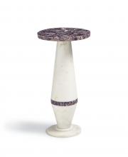 Maitland-Smith 8379-30A - Amethyst Martini Table, Amethyst, White, 12"W 8379-30A