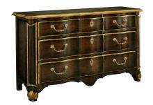 Maitland-Smith 88-0115 - Aria Dresser, Brown, Aged Gold, 68"W 88-0115