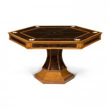 Maitland-Smith 89-0903 - Blade Game Table, Walnut, 60"W 89-0903