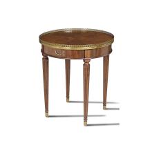 Maitland-Smith 89-1015 - Wallace Side Table, Walnut , Brass, 29"H 89-1015