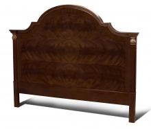 Maitland-Smith 89-1301 - Fluted Headboard, Mahogany, Brass Accents, 83.5"W 89-1301