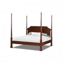 Maitland-Smith 89-1303 - Bailey Four-Poster Bed, King, Mahogany, 88.75"W 89-1303