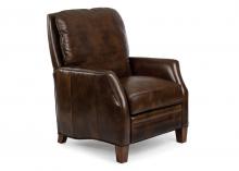 Maitland-Smith RA745-CAL-HAR - Monroe Recliner, Calvert Harness Brown Leather, 40"H RA745-CAL-HAR