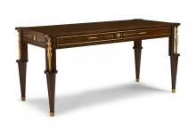 Maitland-Smith CJ8369-55 - Athena Desk, Mahogany, Gold Leaf Accents, 63.2"W CJ8369-55