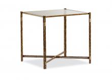 Maitland-Smith HM1063L - Otto Accent Table, Aged Bronze, 26"W HM1063L