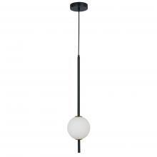 Abra Lighting 10020PN-MB-Bâton - 1-Light Orb Pendant