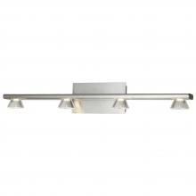 Abra Lighting 20065WV-BN-Jet - 4 Light Up or Down Vanity Wall Fixture