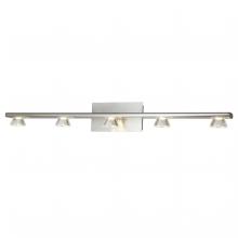 Abra Lighting 20066WV-BN-Jet - 5 Light Up or Down Vanity Wall Fixture