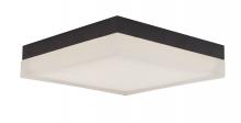 Abra Lighting 30080FM-BL-IceCube - 9" Square Moulded Glass Flushmount