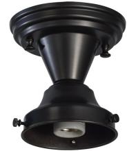 Meyda Black 104070 - 5" Wide Revival Schoolhouse Semi-Flushmount Hardware