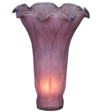 Meyda Black 10694 - 4" Wide X 6" High Lavender Pond Lily Shade