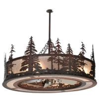 Meyda Black 108064 - 44"W Tall Pines Chandel-Air