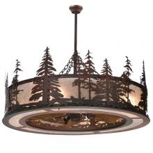 Meyda Black 108302 - 44"W Tall Pines Chandel-Air