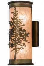 Meyda Black 110016 - 5"W Tamarack Wall Sconce