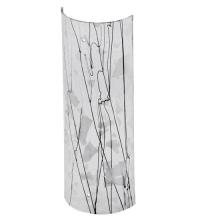 Meyda Black 110452 - 5"W X 14"H Metro Fusion Branches Glass Cylinder Shade