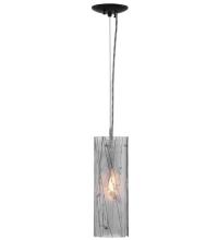 Meyda Black 110456 - 5.5"W Metro Fusion Branches Glass Mini Pendant