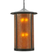 Meyda Black 110932 - 24" Wide Fulton Prime Lantern Pendant