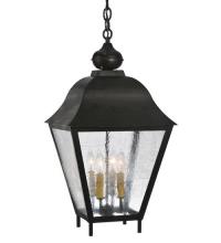 Meyda Black 111281 - 14" Square Boston Lantern Pendant