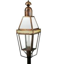 Meyda Black 111483 - 15"Sq Hancock Lantern Post Mount